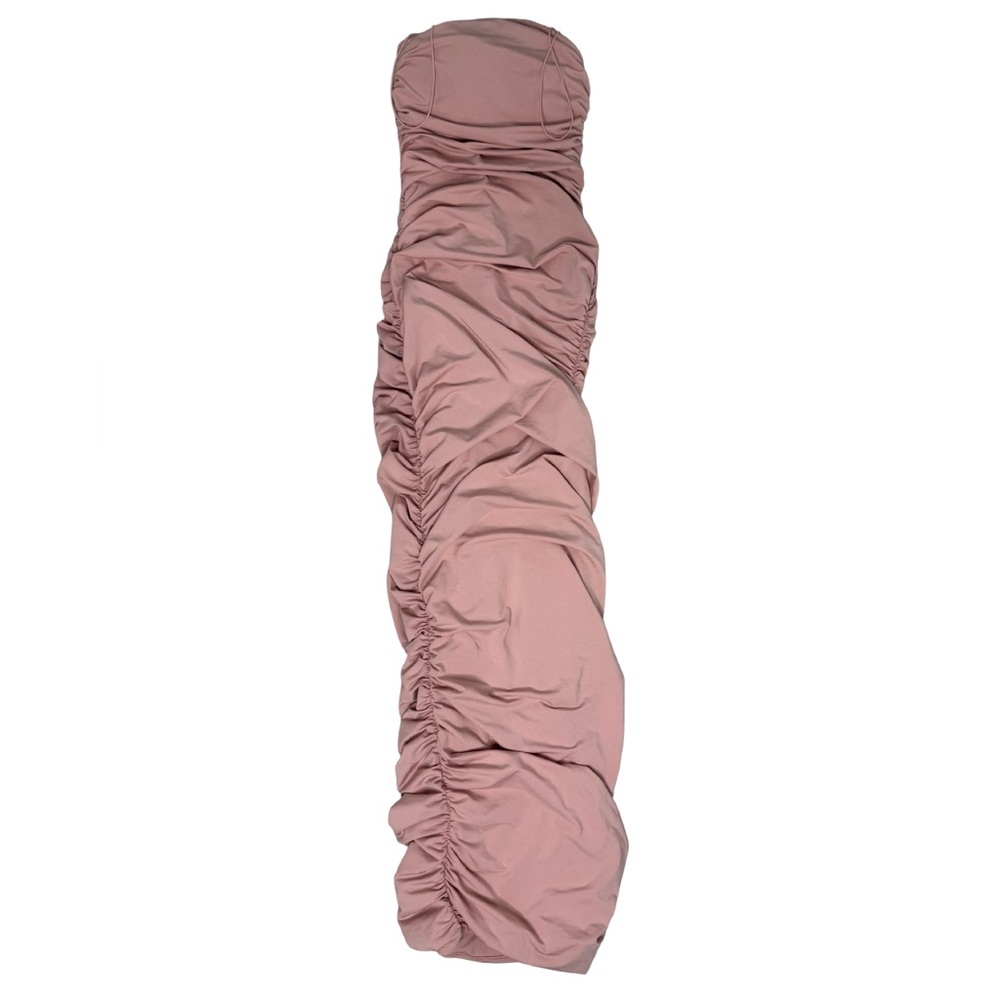 OH POLLY Pink Ruched Dress